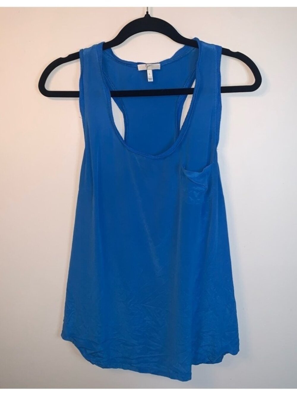 Joie 100% Silk Top Blue Tank